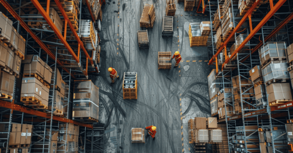 Image showing supply chain management and inventory management that can be leveraged through AI.
