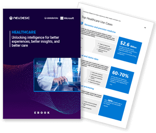 Azure Databricks ebook healthcare cover