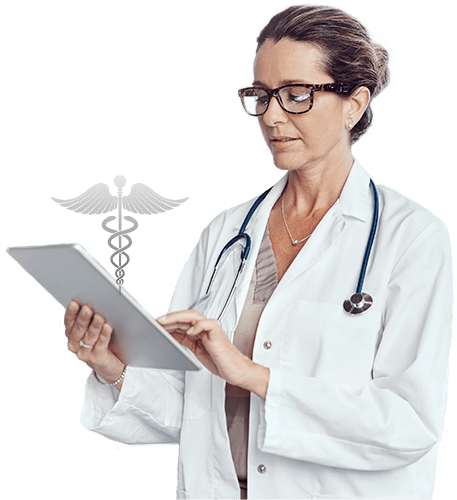 cmp-hc-doctor Doctor holding clipboard