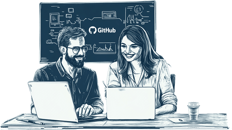 Work together with GitHub