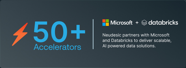50+ Accelerators. Microsoft and Databricks
